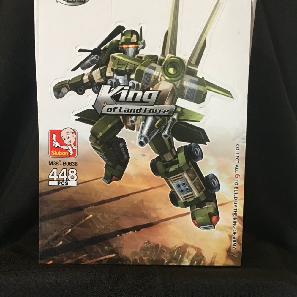 King of Land Force Sluban Army builder blocks